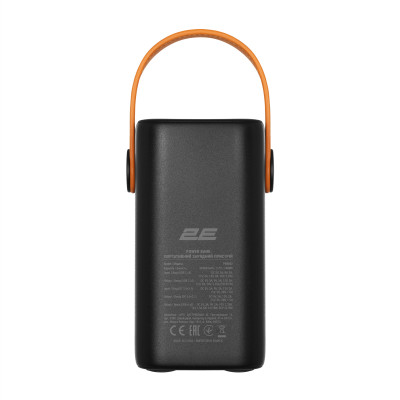 Акумулятор портативний літій-іонний Power Bank 2E 40000мА·год, 65Вт, PD, QC, чорний Акумулятор портативний літій-іонний Power Bank 2E 40000мА·год, 65Вт, PD, QC, чорний