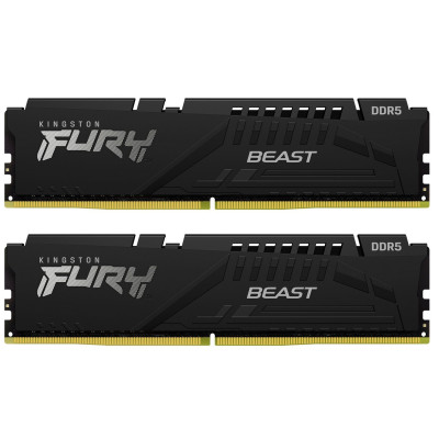 Пам'ять ПК Kingston DDR5 32GB KIT (16GBx2) 6000 FURY Beast  EXPO