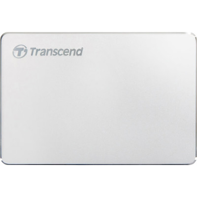 Портативний жорсткий диск Transcend 2TB USB 3.1 Type-C StoreJet 25C3S Срібний