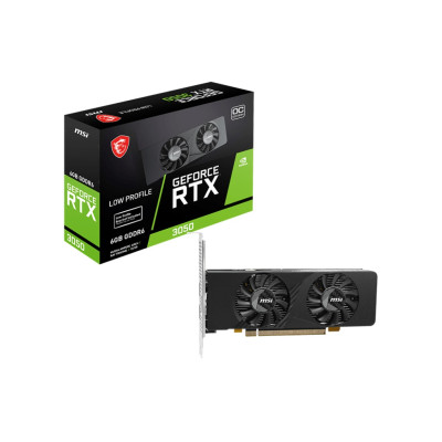 Відеокарта MSI GeForce RTX 3050 6GB GDDR6 LP E OC Відеокарта MSI GeForce RTX 3050 6GB GDDR6 LP E OC