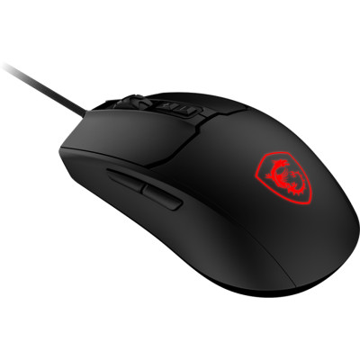 Миша MSI FORGE GM100, RGB, чорний