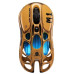 Миша GravaStar Mercury M1 Pro, magnesium alloy body, BT/WL/USB-A, RGB, Battle-Worn Yellow