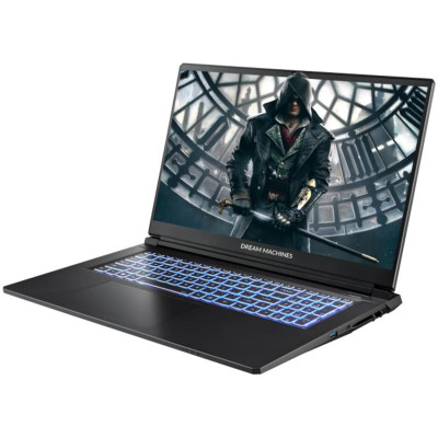 Ноутбук Dream Machines RT5050-17 17.3FHD IPS, AMD R7 H255, 16GB, F512GB, NVD5050-8, DOS, чорний