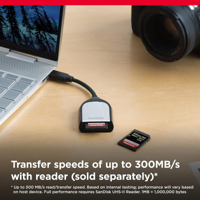 Карта пам'яті SanDisk SD 128GB C10 UHS-II U3 R300/W300MB/s Extreme Pro V90 Карта пам'яті SanDisk SD 128GB C10 UHS-II U3 R300/W300MB/s Extreme Pro V90