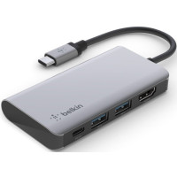 Хаб Belkin USB-C 4в1 HDMI/2хUSB-A/USB-C Хаб Belkin USB-C 4в1 HDMI/2хUSB-A/USB-C