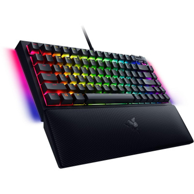 Клавіатура Razer BlackWidow V4 75% RGB 83key Mechanical Tactile Switch GEN-3, USB-A, EN, чорний Клавіатура Razer BlackWidow V4 75% RGB 83key Mechanical Tactile Switch GEN-3, USB-A, EN, чорний