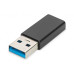 Адаптер DIGITUS USB-A > USB-C (M/F), 3A, 5GB, ver. 3.0