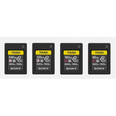 Карта пам'яті Sony CFexpress Type A 640GB R800/W700 Tough Карта пам'яті Sony CFexpress Type A 640GB R800/W700 Tough