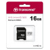 Карта пам'яті Transcend microSD   16GB C10 UHS-I R95/W10MB/s + SD
