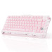 Клавіатура механічна GravaStar Mercury K1 80keys, GravaStar x Kailh Cheery Pink, EN, BT/WL/USB, Sakura Pink