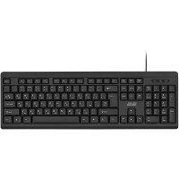 Клавіатура мембранна 2E KS108 104key, USB-A, EN/UK, чорний