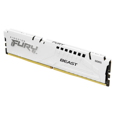 Пам'ять ПК Kingston DDR5  16GB 5600 FURY Beast Білий EXPO