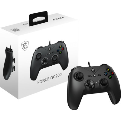 Геймпад MSI FORCE GC200, USB-A, чорний Геймпад MSI FORCE GC200, USB-A, чорний