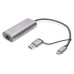 Адаптер DIGITUS USB-C/USB 3.0 - 2.5 Gbps Ethernet Адаптер DIGITUS USB-C/USB 3.0 - 2.5 Gbps Ethernet