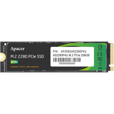 Накопичувач SSD Apacer M.2  256GB  PCIe 3.0 P4U