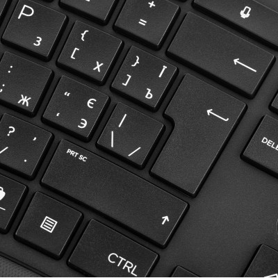 Клавіатура мембранна HP 680 Comfort Dual-Mode 111key, BT, EN/UK, чорний