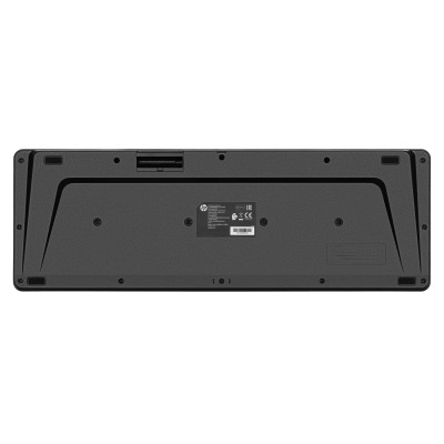 Клавіатура мембранна HP 220, 104key, WL, EN/UK, чорний Клавіатура мембранна HP 220, 104key, WL, EN/UK, чорний