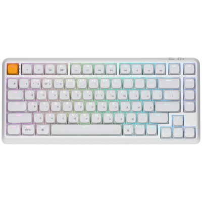 Клавіатура механічна Keychron J1 82Key, K pro Banana, WL/BT/USB-A, QMK, Hot-swap, EN/UKR, RGB, білий Клавіатура механічна Keychron J1 82Key, K pro Banana, WL/BT/USB-A, QMK, Hot-swap, EN/UKR, RGB, білий