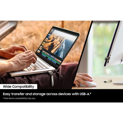 Накопичувач Samsung 512GB USB 3.1 Type-A Bar Plus Сірий