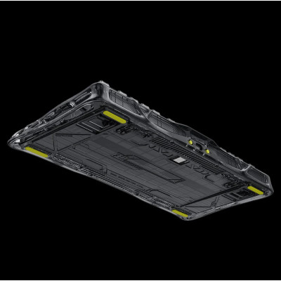 Клавіатура механічна GravaStar Mercury K1 Lite 80keys, GravaStar x BSUN Grey, BT/WL/USB, чорний