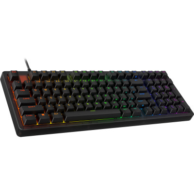 Клавіатура механічна HyperX Alloy Origins 2 1800 103key, Red, USB-A, Hot-Swap, EN/UA, RGB, чорний