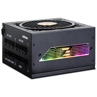 Блок живленняZalman Teramax 2 View  (850W) 99%, 80+ Gold, 120мм, 1xMB 24pin(18+10), 2xCPU(4+4 pin), 3xMolex, 12xSATA, 4xPCIe 8pin(6+2), 1xPCIe GEN5 16pin, 1x +5V ARGB cable, Fully Modular