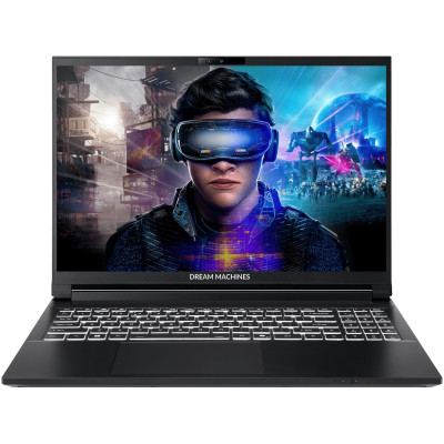 Ноутбук Dream Machines RT5070-15 15.6FHD+ IPS, AMD AI 9 HX 370, 32GB, F1TB, NVD5070-8, DOS, чорний