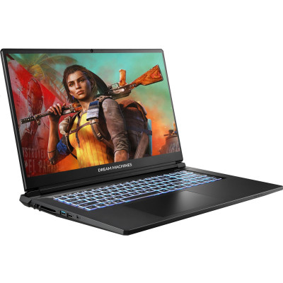 Ноутбук Dream Machines RT5060-17 17.3FHD IPS, AMD R7 H255, 32GB, F1TB, NVD5060-8, DOS, чорний