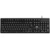 Клавіатура мембранна 2E KS131 104key, USB-A, EN/UK, чорний