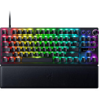 Клавіатура механічна Razer Huntsman V3 Pro TKL 8KHz, 84key, Analog Optical Switch Gen-2, USB-A, EN, RGB, чорний
