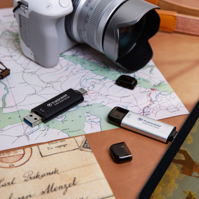 Портативний SSD Transcend 1TB USB 3.1 Gen 2 Type-A + Type-C ESD310 Чорний Портативний SSD Transcend 1TB USB 3.1 Gen 2 Type-A + Type-C ESD310 Чорний