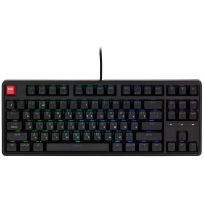 Клавіатура механічна Keychron C3 Pro V2 87Key, K pro Red, USB-A, QMK, Hot-swap, 8K, EN/UKR, RGB, чорний Клавіатура механічна Keychron C3 Pro V2 87Key, K pro Red, USB-A, QMK, Hot-swap, 8K, EN/UKR, RGB, чорний