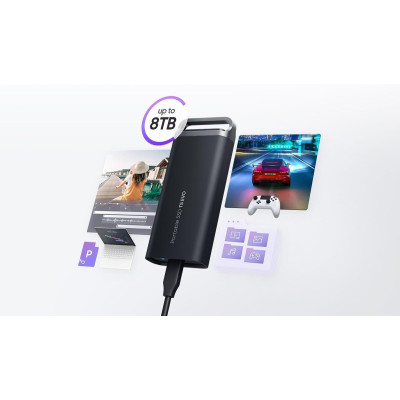 Портативний SSD Samsung 4TB USB 3.2 Gen 1 Type-C T5EVO Портативний SSD Samsung 4TB USB 3.2 Gen 1 Type-C T5EVO