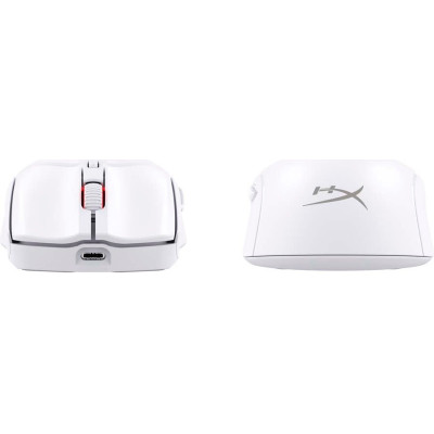 Миша HyperX Pulsefire Haste 2, RGB, USB-A/WL/BT, білий