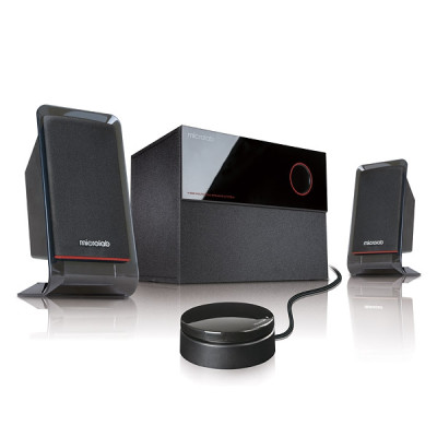 Акустична система MICROLAB M-200 2.1, 40W, mini-jack, чорний