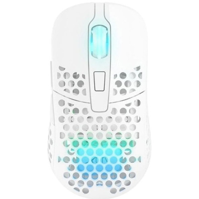 Миша Xtrfy M42, WL/USB-A, RGB, білий