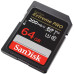 Карта пам'яті SanDisk SD 64GB C10 UHS-I U3 R200/W90MB/s Extreme Pro V30 Карта пам'яті SanDisk SD 64GB C10 UHS-I U3 R200/W90MB/s Extreme Pro V30