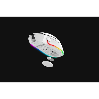 Миша Razer Basilisk V3 Pro, RGB, USB-A/WL/BT, білий