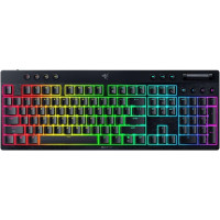 Клавіатура механічна BlackWidow V4 Low-profile HyperSpeed, 104key, Yellow Switch, USB-A/WL/BT, EN, RGB, чорний