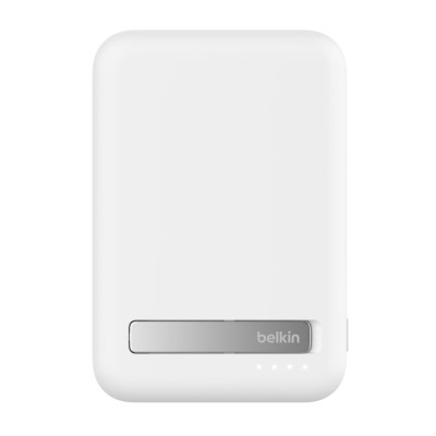 Акумулятор портативний літій-іонний Power Bank Belkin 8000мА·год, 15Вт, Magnetic Qi2, білий
