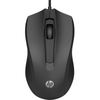 Миша HP 100, USB-A, чорний