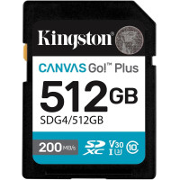 Карта пам'яті Kingston SD  512GB C10 UHS-I U3 V30 R200/W160MB/s