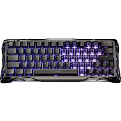 Клавіатура магнітна GravaStar Mercury V60 Pro 60keys, GravaStar Blackcore, USB-A, 8k,RGB, GunMetal