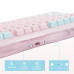 Клавіатура механічна GravaStar Mercury K1 Lite 80keys, GravaStar x BSUN Grey, BT/WL/USB, Lumen Rose Клавіатура механічна GravaStar Mercury K1 Lite 80keys, GravaStar x BSUN Grey, BT/WL/USB, Lumen Rose