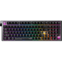 Клавіатура механічна ASUS ROG Strix Morph 96, 99key, NX Snow V2, USB-A/WL/BT, EN/UK, RGB, чорний