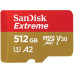 Карта пам'яті SanDisk microSD  512GB C10 UHS-I U3 R190/W130MB/s Extreme V30