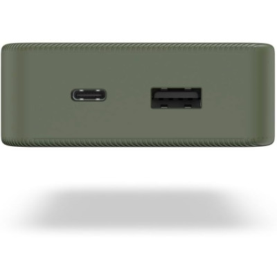 Акумулятор портативний літій-іонний Power Bank Hama 20000 мА·год, USB-C/USB-A, green
