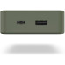 Акумулятор портативний літій-іонний Power Bank Hama 20000 мА·год, USB-C/USB-A, green