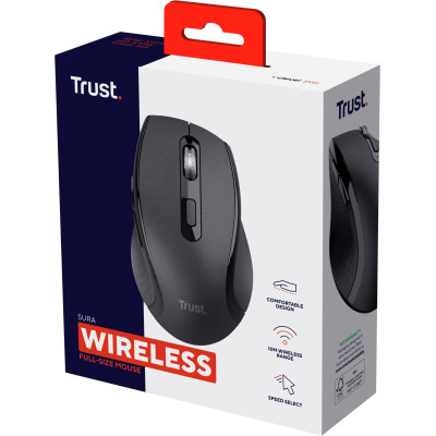 Миша Trust Sura, WL, чорний