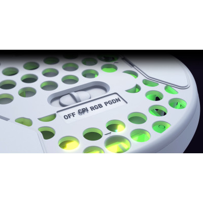 Миша Xtrfy M4, WL/USB-A, RGB, білий